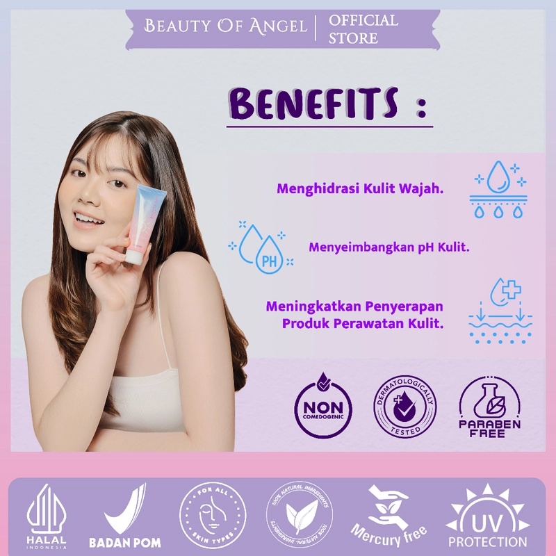 Product image Collagen Facial Hydrating Toner 100 ml BOA with Aloevera Extract Niacinamade Melembapkan & Menyeimbangkan Ph Kulit BPOM Beauty Of Angel all variant all variant